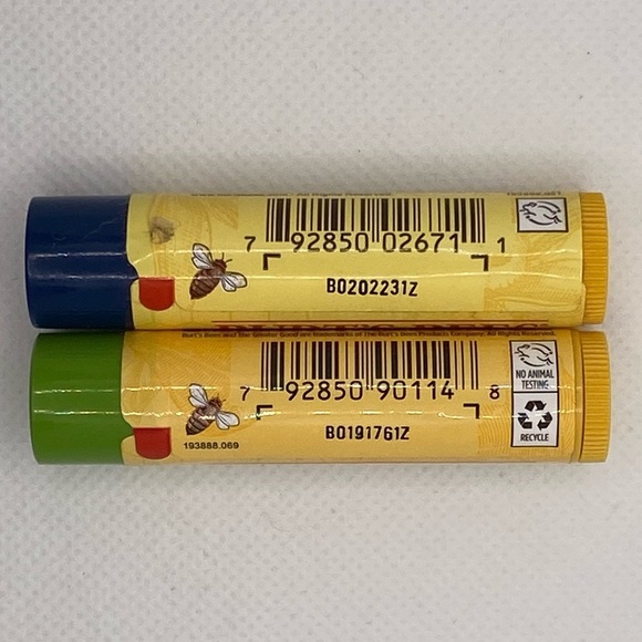 Burt's Bees Moisturizing Lip Balm 100% Natural 3 x Vanilla Bean  3 x Ginger Lime - Picture 6 of 7